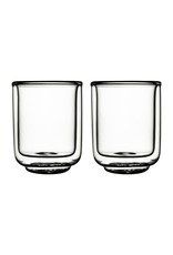 GUSTA Gusta Glas koffie/thee dubbelwandig 100 ml - 2 stuks - FIKA