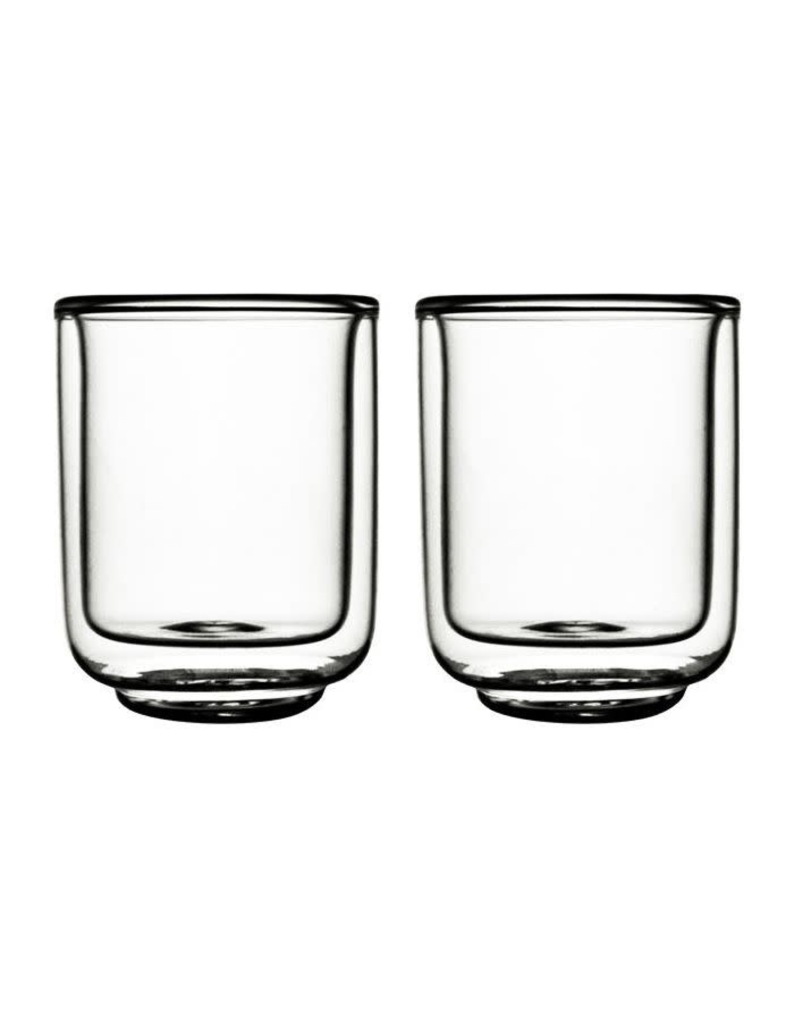 GUSTA Gusta Glas koffie/thee dubbelwandig 100 ml - 2 stuks - FIKA