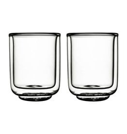 GUSTA Gusta Glas koffie/thee dubbelwandig 100 ml - 2 stuks - FIKA