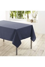 WICOTEX Donkerblauw tafelkleed van polyester met formaat 140 x 200 cm