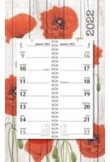 MGP CARDS MGPcards - Omleg-weekkalender 2022 - Week begint op Zondag - Bloemen