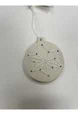MERKLOOS KERSTBOOM DECORATIE  HOUT MET STER VAN TOUW