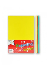 Crea kit knutselpapier A5 gekleurd junior karton 50 vellen