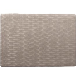 WICOTEX Stevige luxe Tafel placemats Jaspe taupe 30 x 43 cm