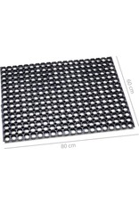 WICOTEX Deurmat -Rubber-ringmat 60x80cm