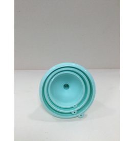 MERKLOOS TRECHTER 3 DELIG 8-10-12 CM AQUA GROEN