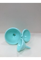 MERKLOOS TRECHTER 3 DELIG 8-10-12 CM AQUA GROEN