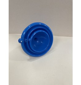 MERKLOOS TRECHTER 3 DELIG 8-10-12 CM DONKER BLAUW