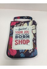 H&H Shopper Born To Shop  16x12x3cm Cadeautip