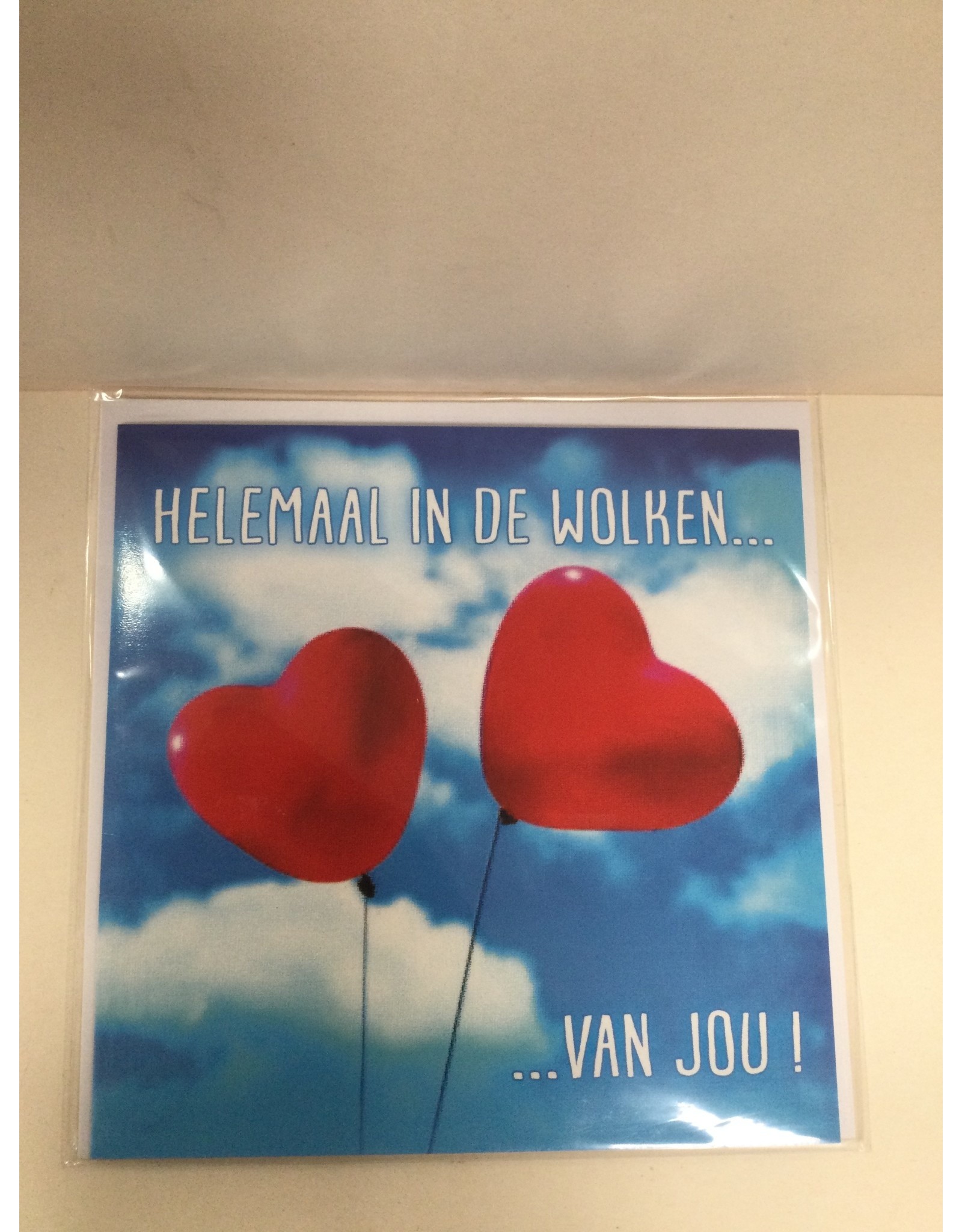 TOUCHE Valentijnskaart Helemaal in de wolken……
