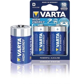 VARTA Varta Longlife Power D Batterijen - High Energy Alkaline - 2 Stuks