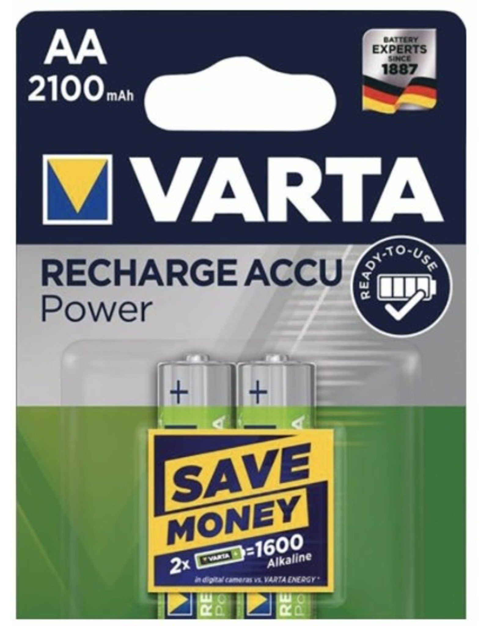 VARTA VARTA Rechargeable Power Accu 2x 1600