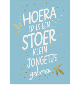 Hallmark Hoera jongen - Hallmark- met envelop