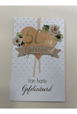 Hallmark 50 jaar getrouwd- Hallmark- met envelop