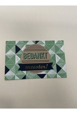 Hallmark Bedankt Meester - Hallmark- met envelop