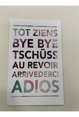 Hallmark Totziens - Hallmark - met envelop en