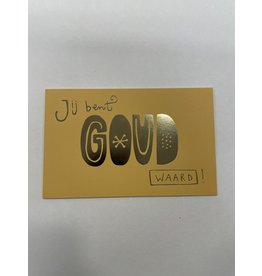 Hallmark Jij bent Goud - Hallmark met envelop