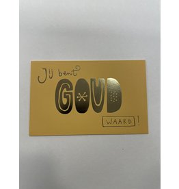 Hallmark Jij bent Goud - Hallmark met envelop