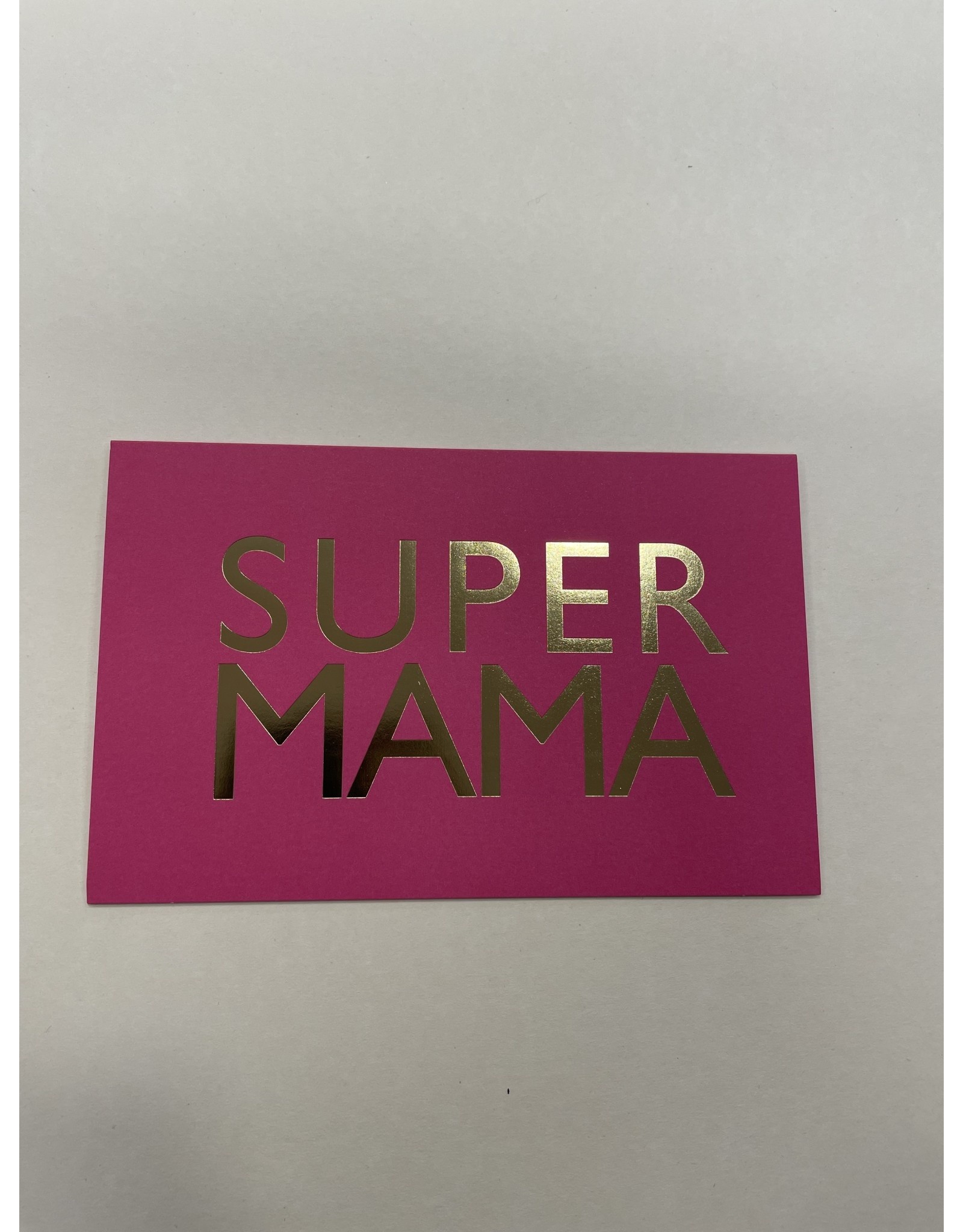 Super mama - Hallmark met envelop