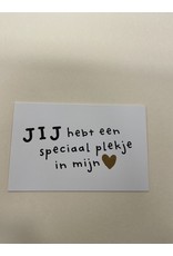 Hallmark Jij hebt een speciaal plekje in mijn  hart