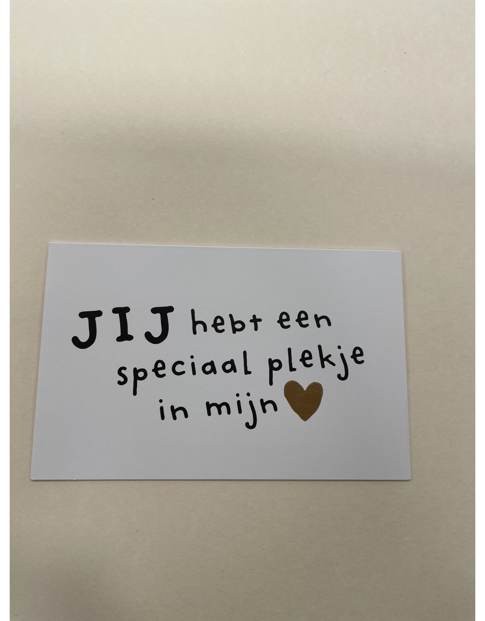 Hallmark Jij hebt een speciaal plekje in mijn  hart