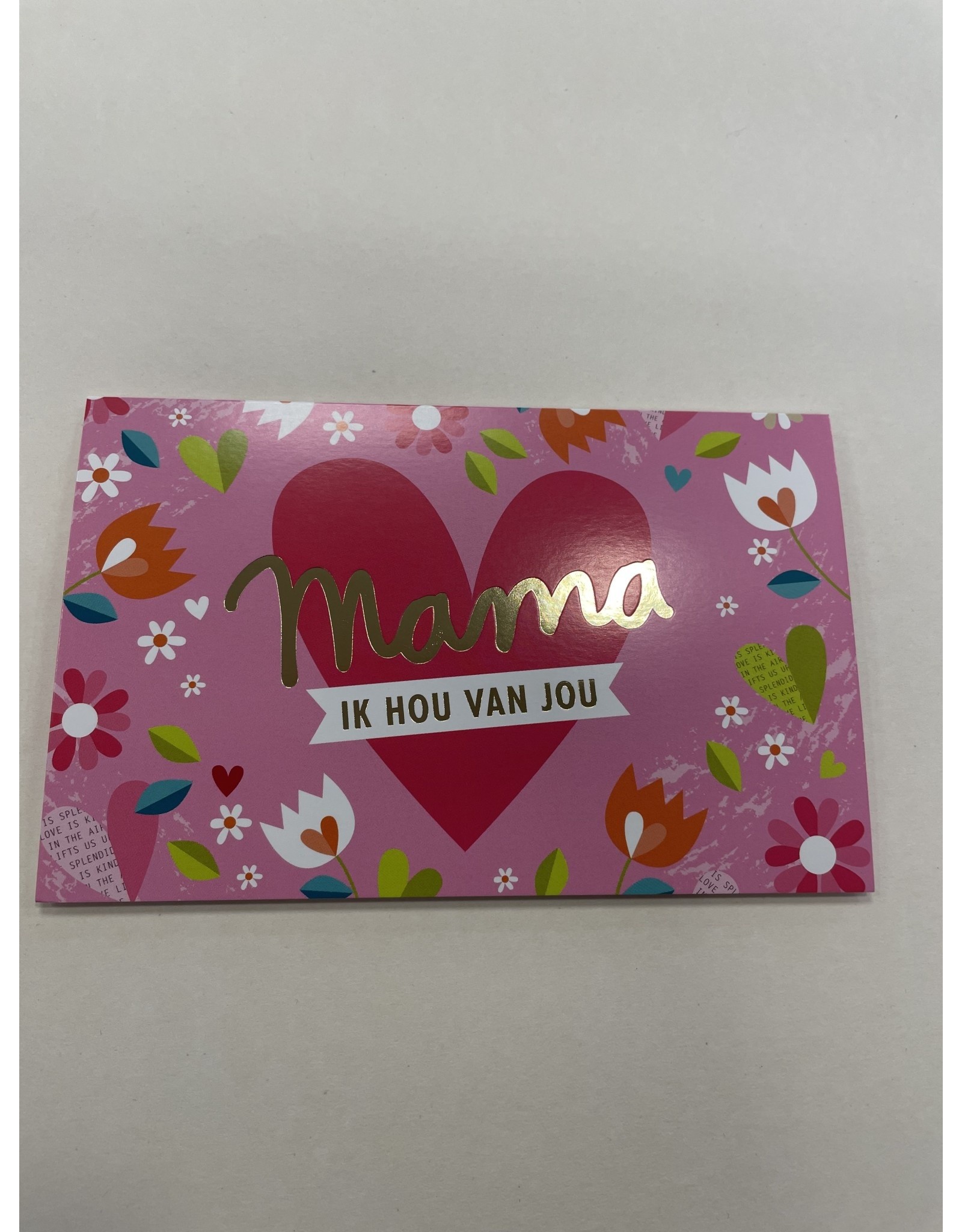 Hallmark Mama ik ❤️Je  - Hallmark met envelop