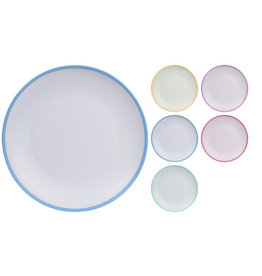 BORD MALIBU MELAMINE 28CM 5ASS.