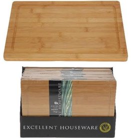 Snijplank ca 37X25X2cm bamboo