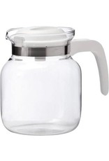 Montana Montana Theepot Content 1,25 Liter Glas Transparant/wit