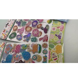 MERKLOOS Paas Sticker set van 3 vel 3 Assorti Dessin
