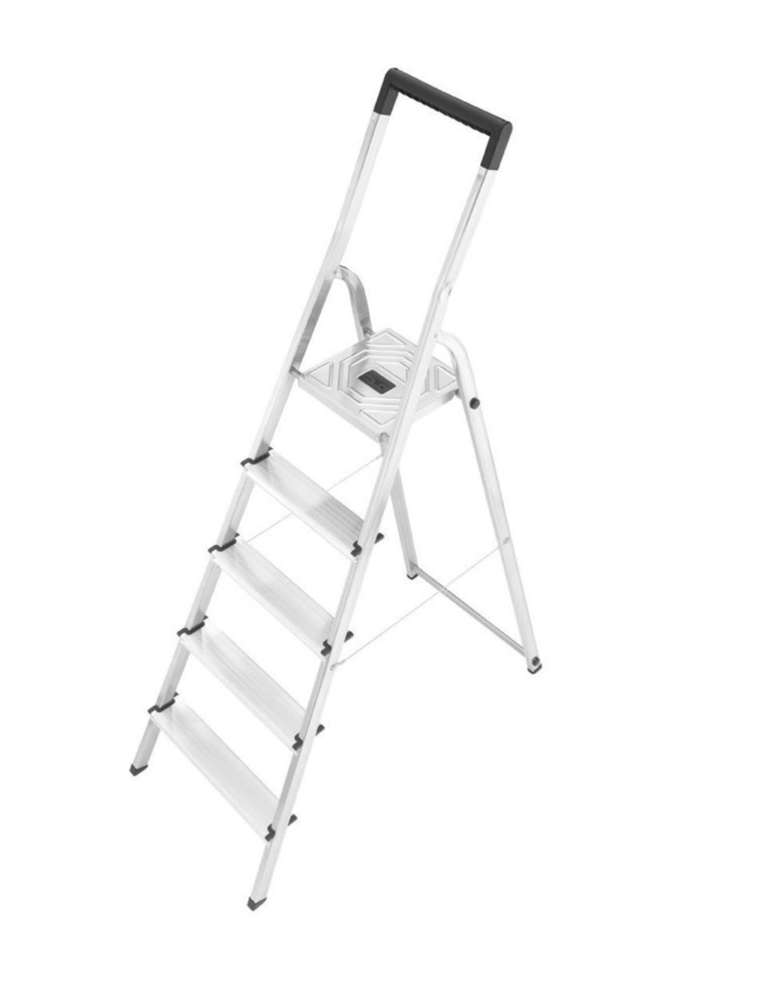 HAILO Hailo L40 huishoud trap 5-treeds aluminium (4 treden+bordes)