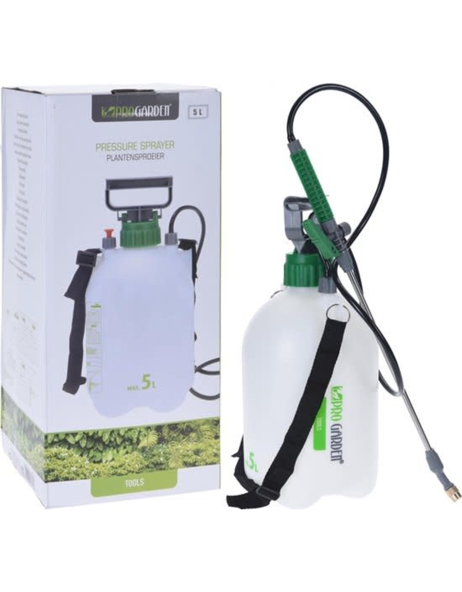 PRO GARDEN Pro Garden Plantensproeier Drukspuit - 5 Liter - Inclusief draagriem