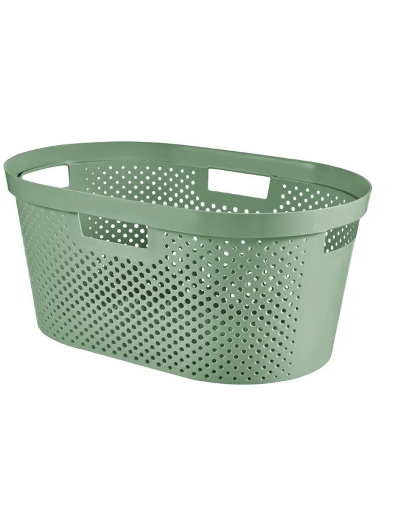 CURVER Curver infinity wasmand dots 40 liter groen