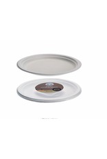 Bagasse borden - Ø 22 cm - 8st