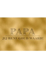 Hallmark Vaderdag Hallmark-Papa jij bent goud waard