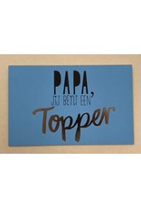 Hallmark Vaderdag Hallmark-papa jij bent een topper