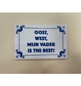 Hallmark Vaderdag Hallmark - Oost,west mijn vader is The best