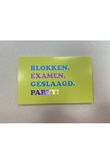 Hallmark Hallmark kaarten geslaagd ‘ Blokkeren. Examen. Geslaagd. Party!’