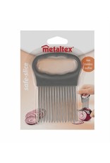 METALTEX Metaltex Snijhulp voor uien 11 x 7,8 x 0,8 cm grijs