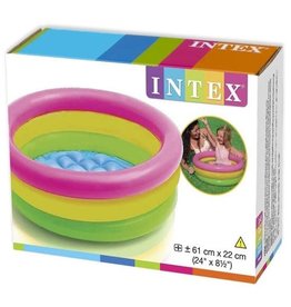 INTEX Intex Zwembad Sunset Glow 3-ring - Ø 61 x 22 cm - Rond