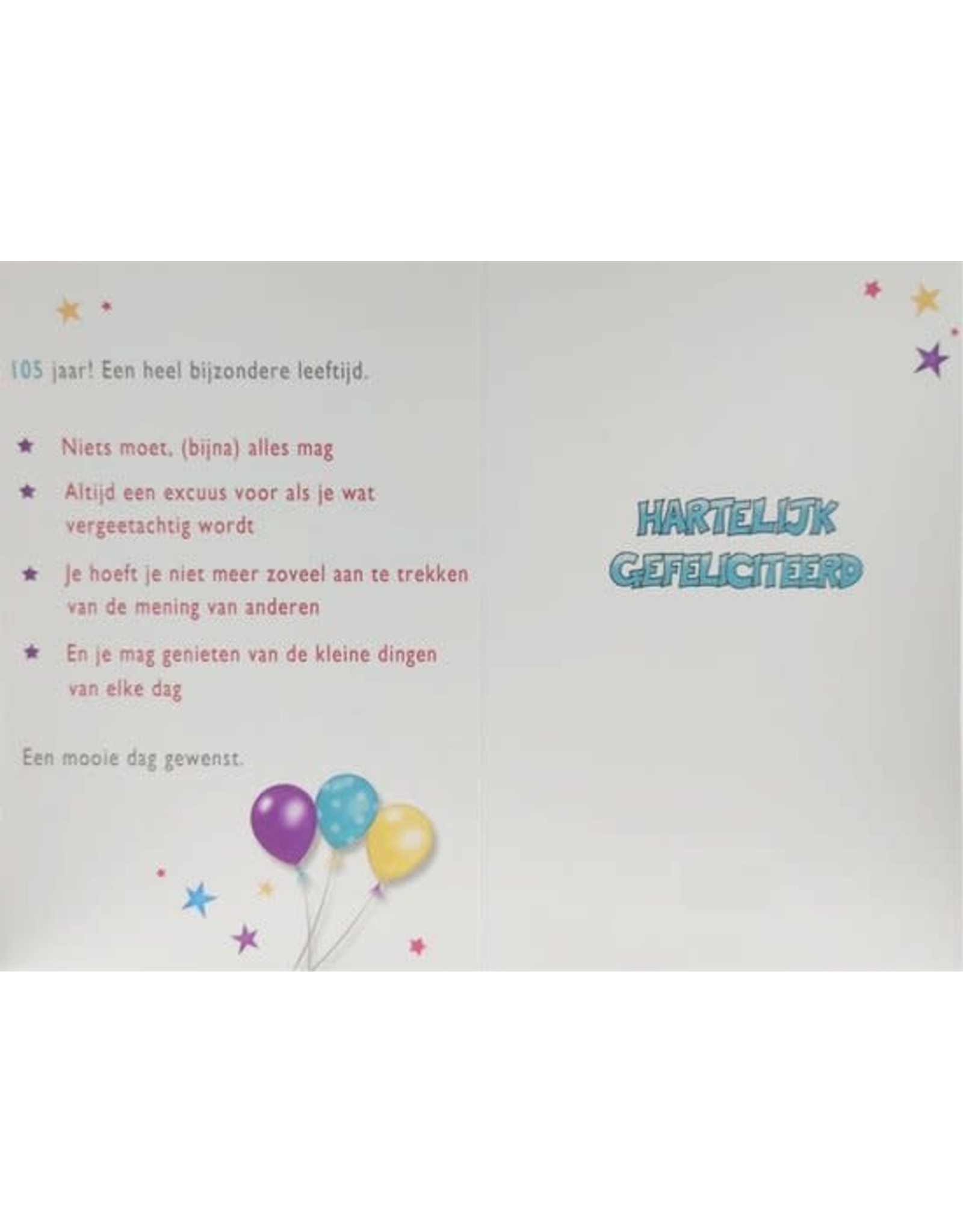 ARTIGE Kaart - That funny age - 105 Jaar - AT1054