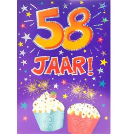 ARTIGE Kaart - That funny age - 58 Jaar - AT1039-D