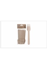MERKLOOS Vork hout Set van 20 stuks