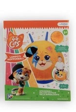 John Skippybal 45cm Fluffer hopper ball cats geel