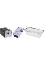 EXCELLENT HOUSEWARE EH Aluminium ovenschaal met deksel 20x11x5cm 6 stuks