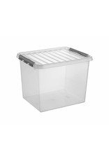 SUNWARE Q-LINE OPBERGBOX 52L TRANSPARANT METAAL 50 x 40 x 38 cm