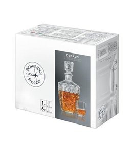 BROMIOLI Bormioli Rocco Dedalo Whiskeyset - 7-delig - Glas