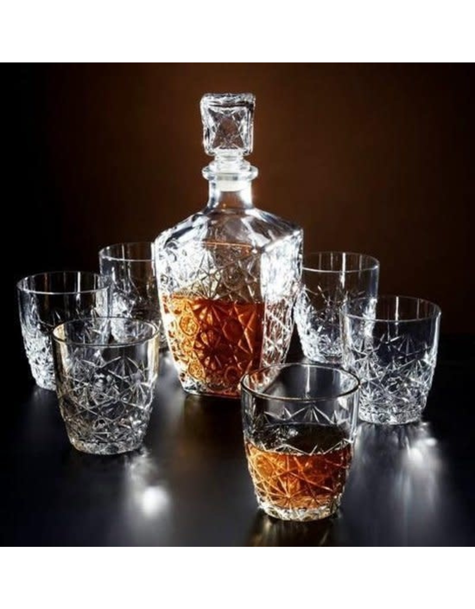 BROMIOLI Bormioli Rocco Dedalo Whiskeyset - 7-delig - Glas