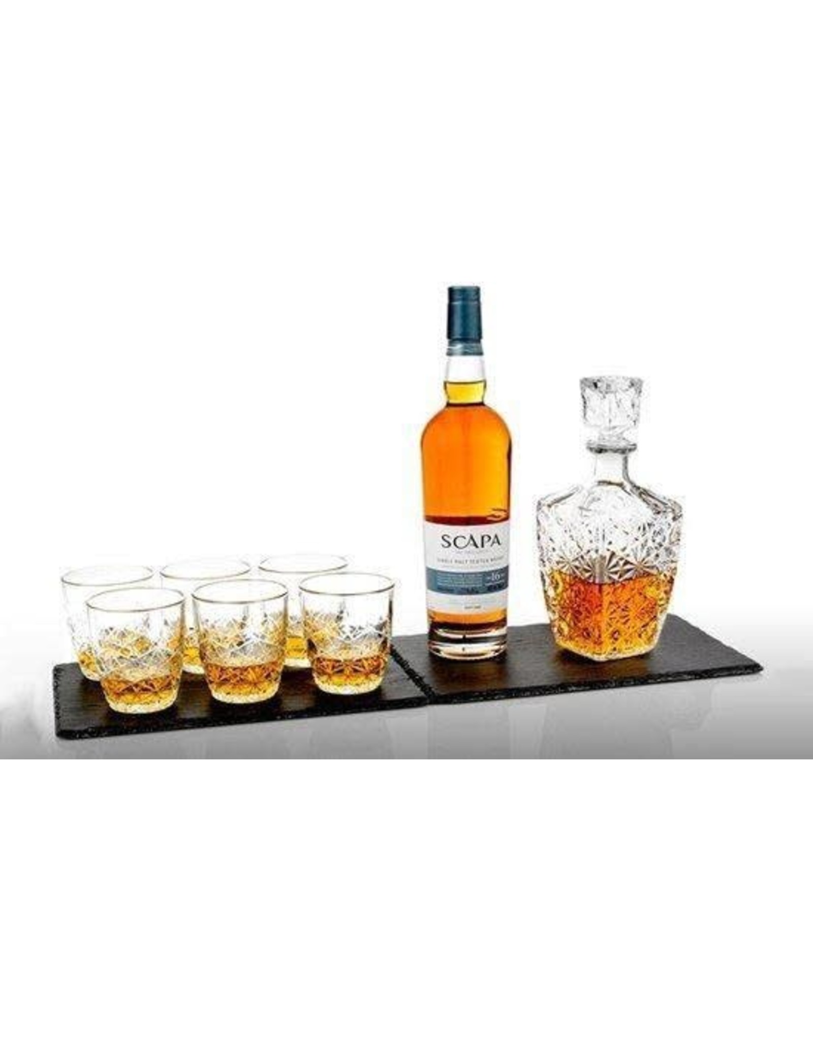 BROMIOLI Bormioli Rocco Dedalo Whiskeyset - 7-delig - Glas