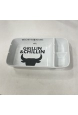 GUSTA BBQ SPIESJESBAK GRILLIN&CHILLEN 26X15CM